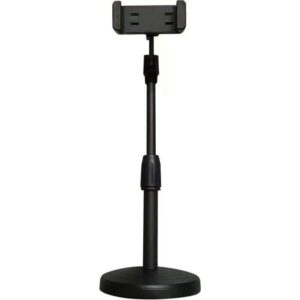 Black phone stand