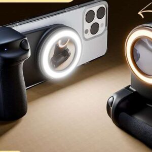 Magnetic camera grips 6 with fill lights