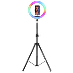 Ring light with tripod stand